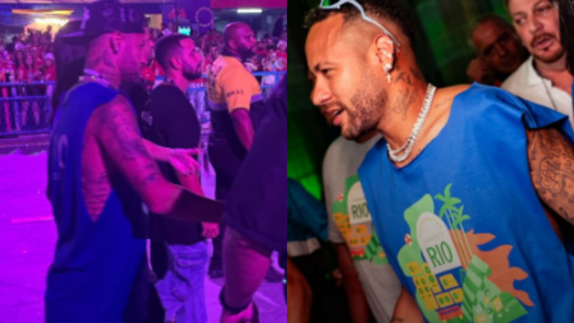 Neymar no Carnaval do Rio - Reprodução/Rafael Fifito