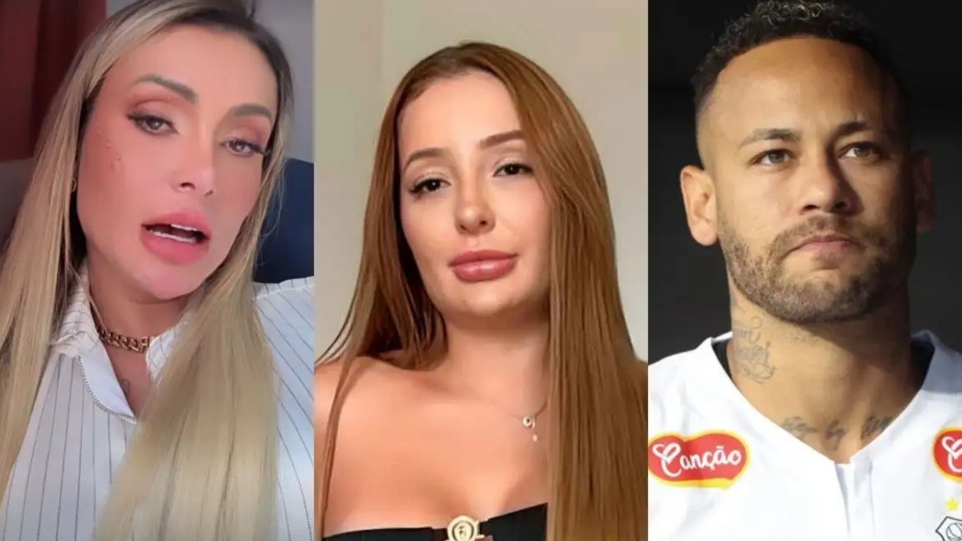 Andressa Urach, Any Awuada, Neymar (Reprodução/Instagram)