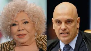 Alcione, Alexandre de Moraes (Reprodução/Divulgação)