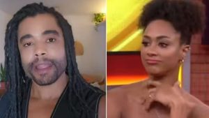 Diogo Almeida, Aline Patriarca (Reprodução/Globo)