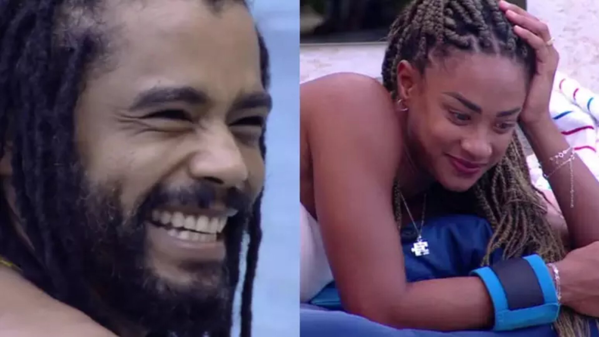 Diogo Almeida e Aline no 'BBB 25' - Reprodução/Globo
