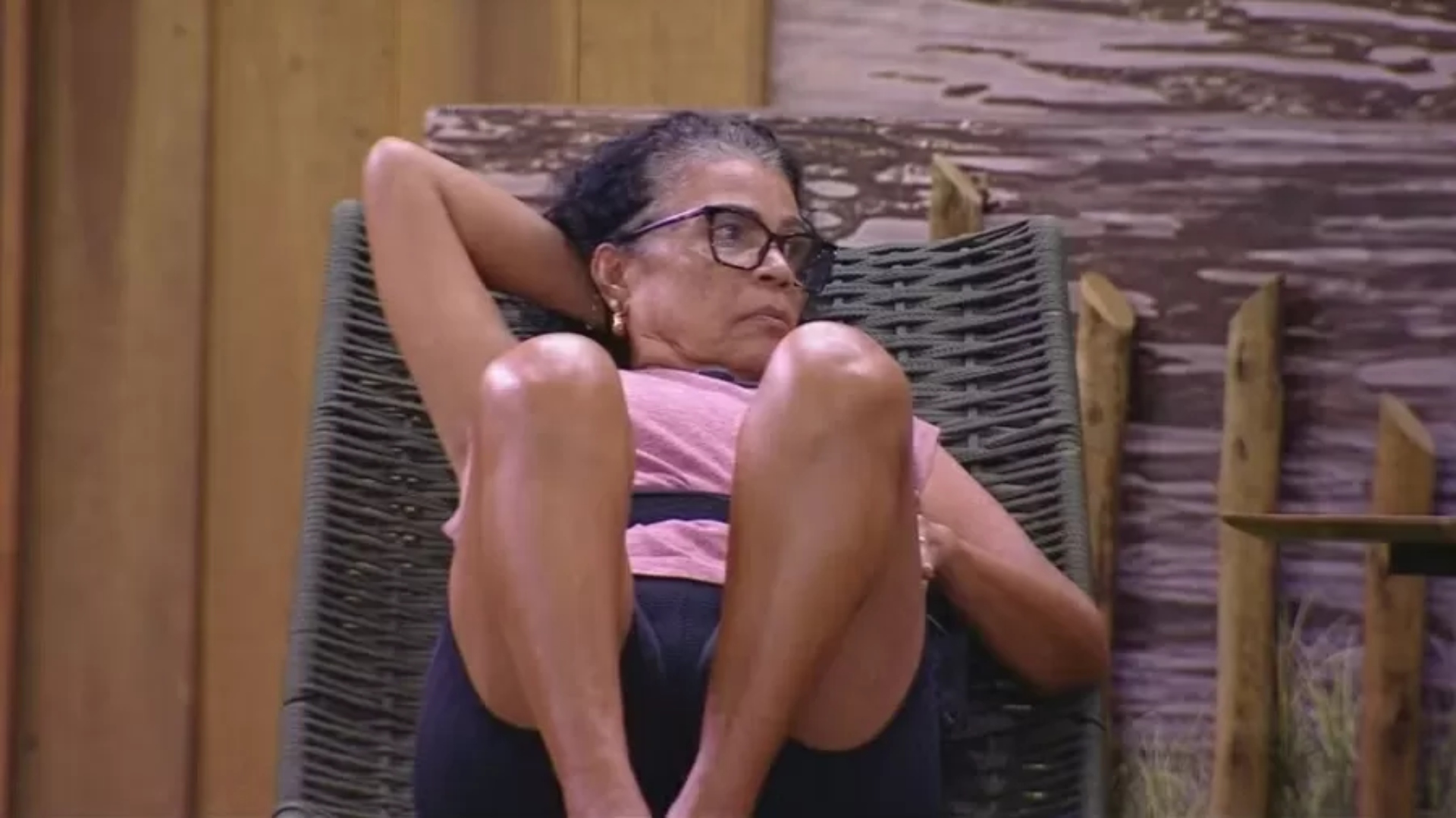 Vilma no 'BBB' - Reprodução/Globo