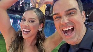 Renata Saldanha e Tadeu Schmidt - Reprodução/Instagram