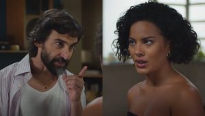 Rubinho (Julio Andrade) e Maria de Fátima (Bella Campos) em 'Vale Tudo'
