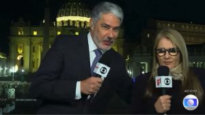 William Bonner e Ilze Scamparini - Reprodução/TV Globo