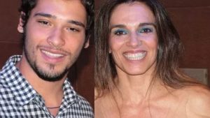 Bruno Fagundes e a mãe Mara Carvalho - Foto/Reprodução
