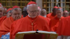 Dom Odilo durante juramento - Reprodução/Vaticano