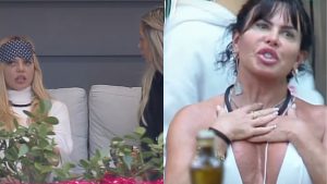 Giovanna, Talira e Gretchen no 'Power Couple' - reprodução/Record TV