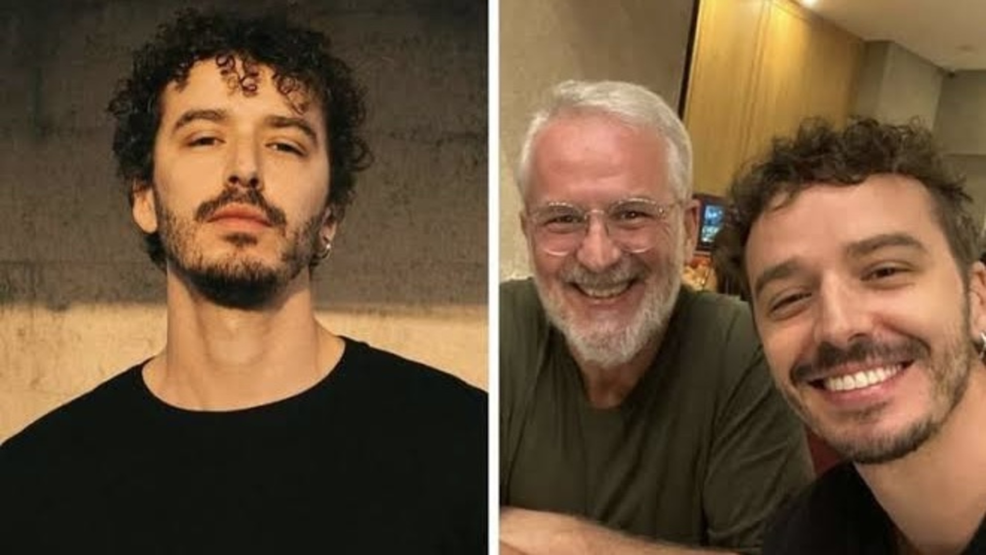 Gabriel Stauffer e o pai, Sérgio Wesley - Reprodução/Instagram