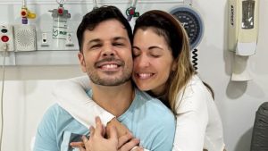 Ex-Globo Jonas Almeida e a esposa, Kelly Maria - Reprodução/Instagram