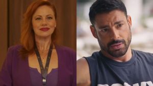 Karine Teles e Cauã Reymond em 'Vale Tudo' - Reprodução/TV Globo