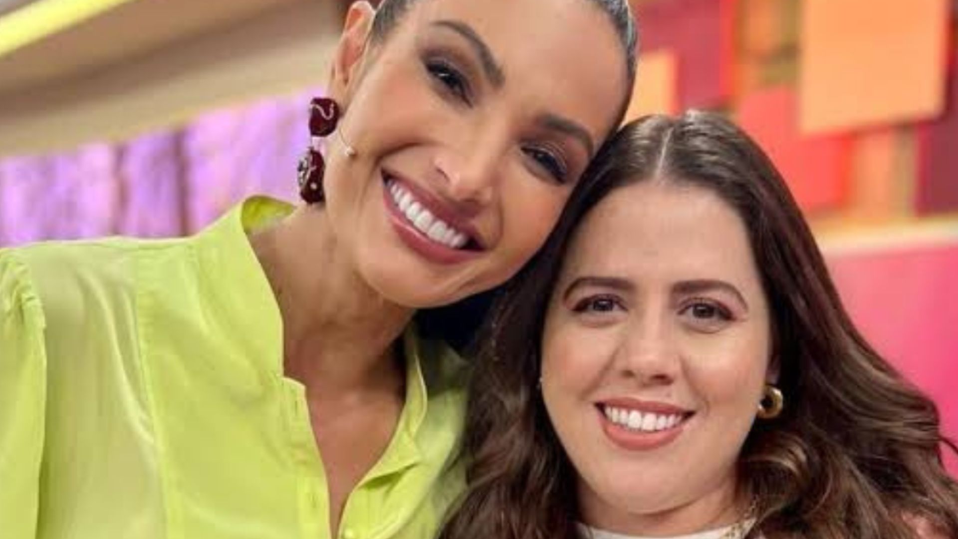 Patrícia Poeta e Tati Machado no 'Encontro' - Reprodução/Redes sociais