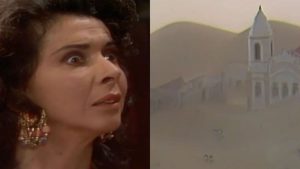Tempestade de areia em Santana do Agreste de 'Tieta' - Reprodução/Globo -