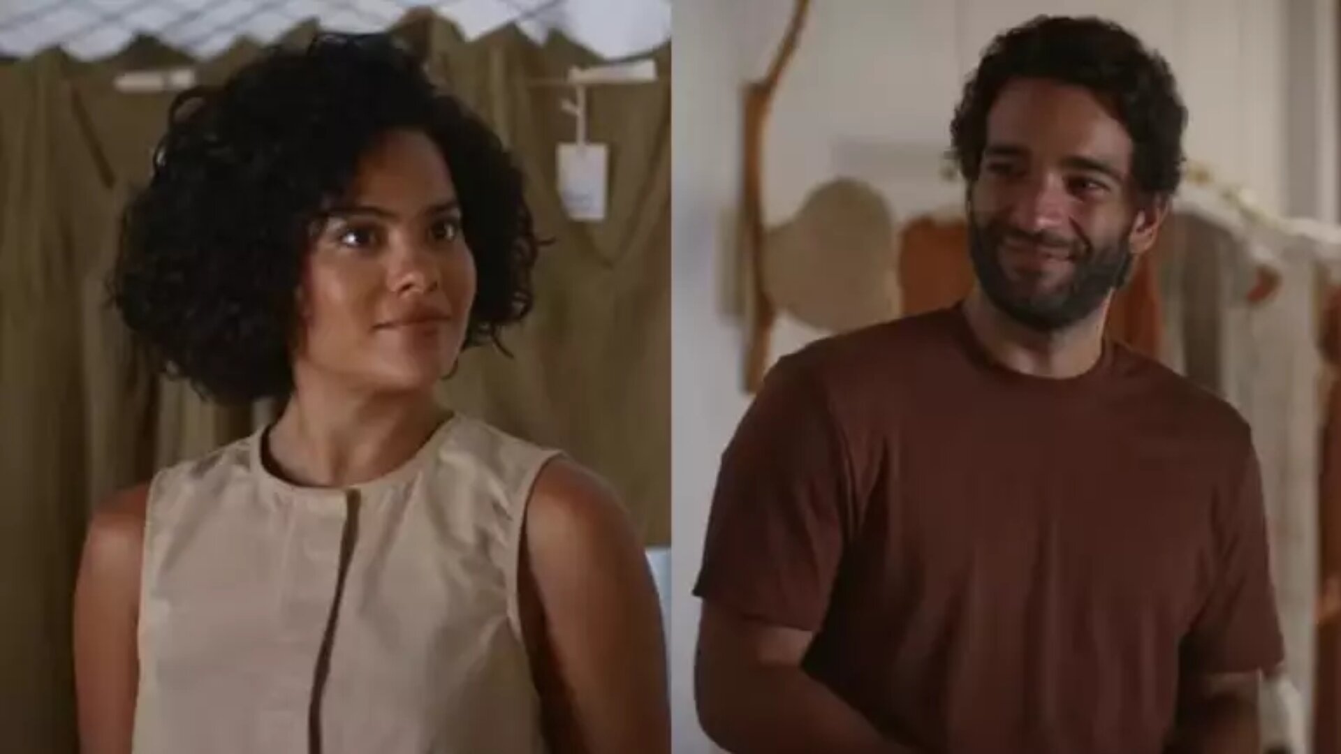 Bella Campos e Humberto Carrão em 'Vale Tudo'