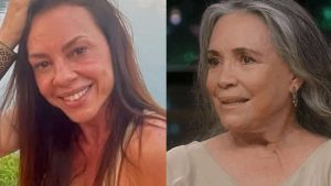 Carla Marins e Regina Duarte, atrizes de 'História de Amor'