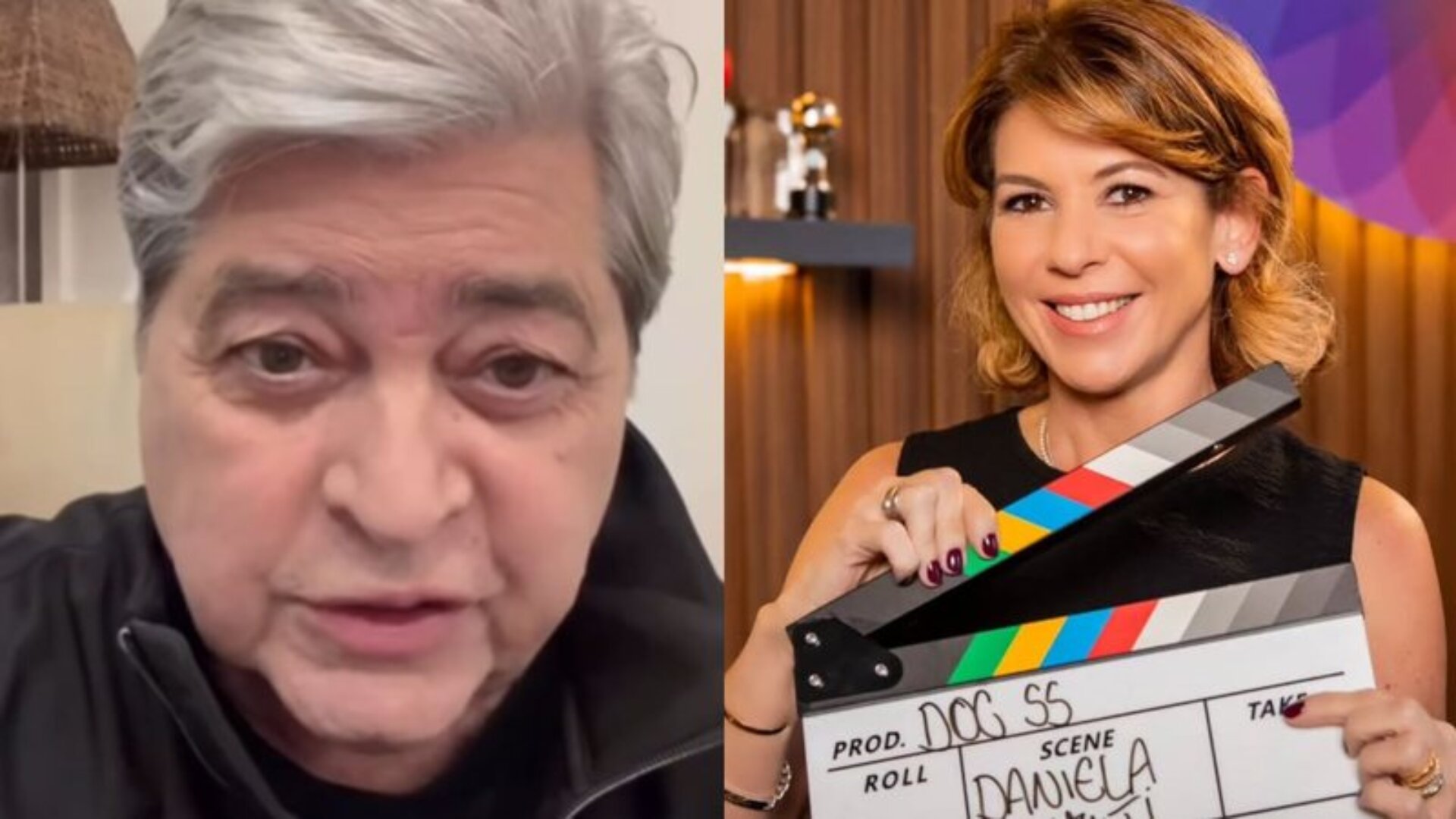 Datena e Daniela Beyruti