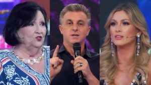 Dona Déa, Luciano Huck e Lívia Andrade