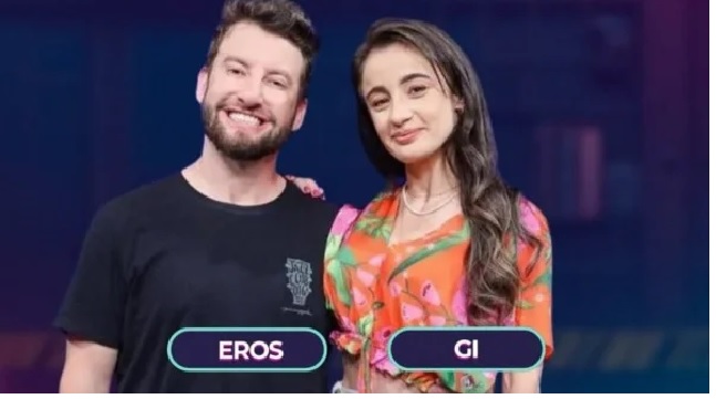 Giovanna e Eros - Reprodução/Record