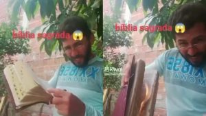 Homem que se filmou queimando bíblia é encontrado morto no interior do Ceará