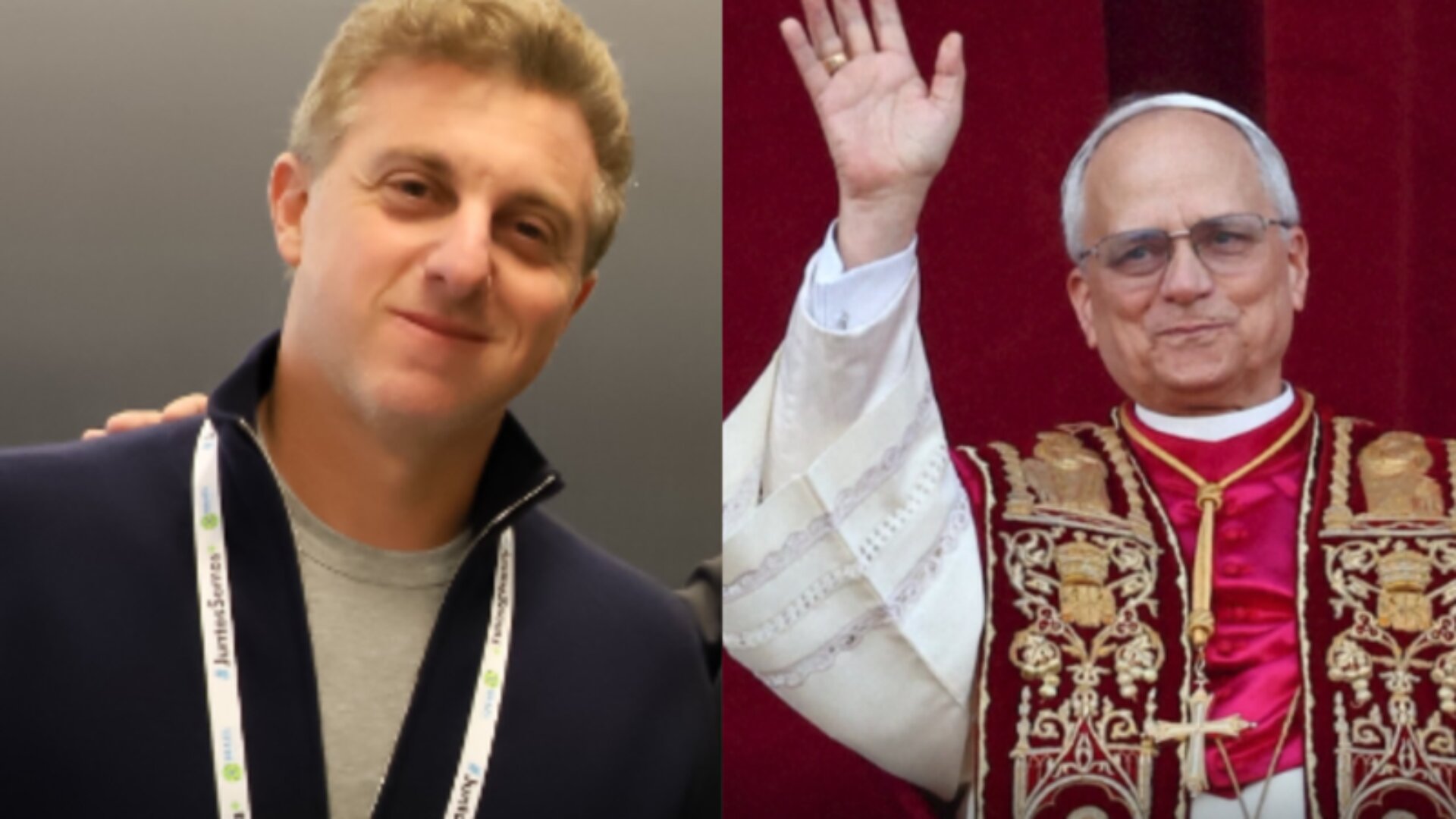 Luciano Huck e novo Papa, Leão XIV