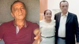 José Gilton Alves dos Santos e ex-mulher, Jussandra Gonçalves Jorge de Souza