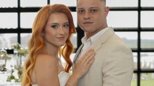 Sofia Liberato, filha de Gugu, e o marido, Gabriel Gravino - Crédito: Olive Weddings Photography