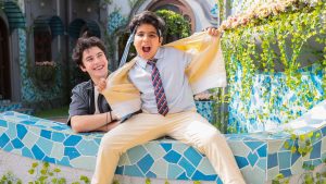 Thomas (Henrique Sganzerla) e Moisés (Diego Laumar) em 'A Caverna Encantada'