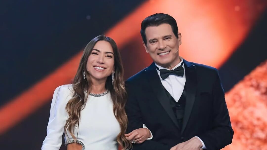 Patricia Abravanel e Celso Portioli no 'Troféu Imprensa' - Reprodução/SBT